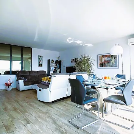 Spacieux 3 Chambres, Vue Mer, Park, Terrasse * Antibes